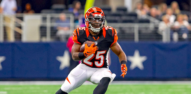 Giovani Bernard (RB, CIN) - Week 10 Waiver Wire Pickups