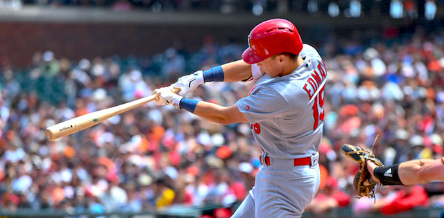 Switch-hitter Tommy Edman hits right vs. RHP again What gives?