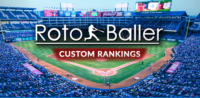 Fantasy Baseball Custom Rankings - Draft Cheat Sheets (2023)