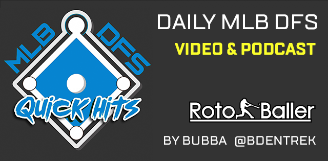 DraftKings MLB: Monday Breakdown