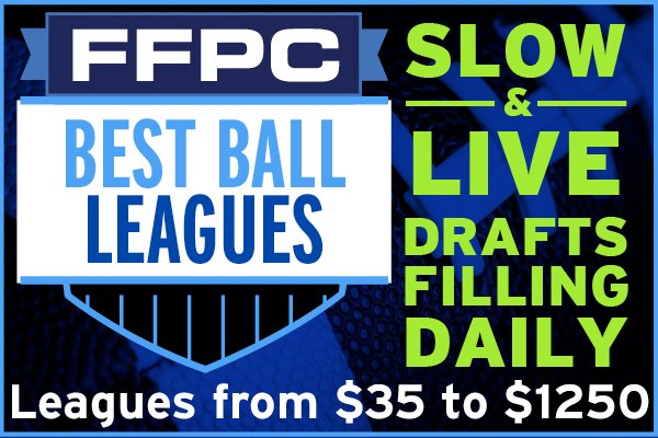 ETR's Top 300 For DraftKings Best Ball Rankings (UPDATES 9AM DAILY)