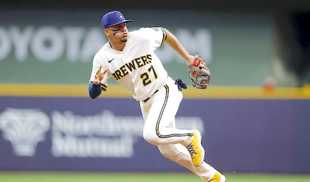 Milwaukee Brewers on X: While we wait for the rain to stop, here's a pic  of Willy Adames.  / X