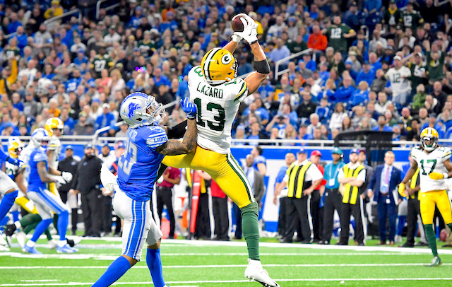 Allen Lazard fantasy football start/sit advice: What to do with the Packers  WR in the Divisional round - DraftKings Network