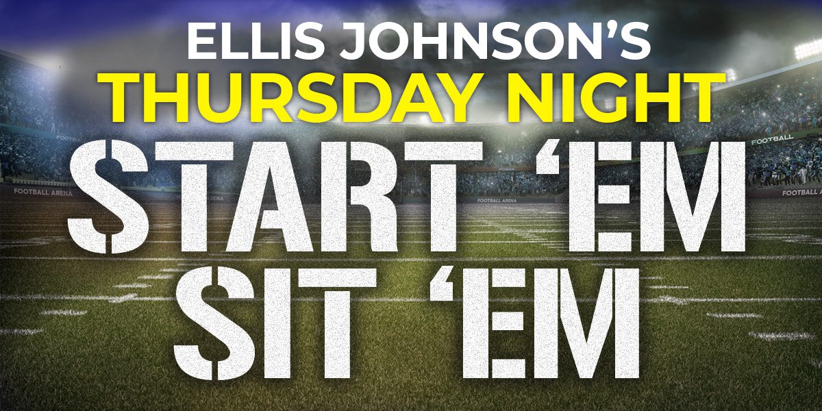 Fantasy Football Start 'Em, Sit 'Em Thursday Night Football Week 5