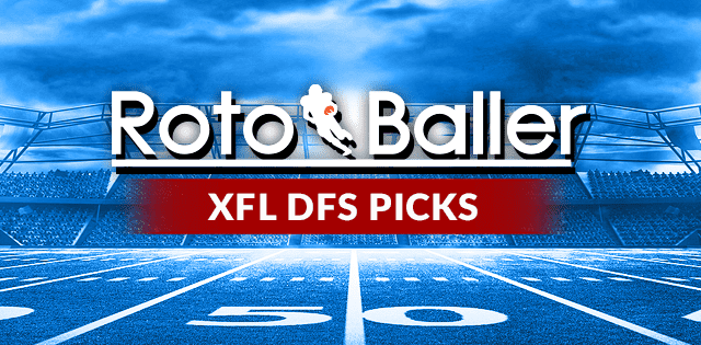 XFL DFS Lineup Picks: Week 2 DraftKings Daily Fantasy Advice (2023)